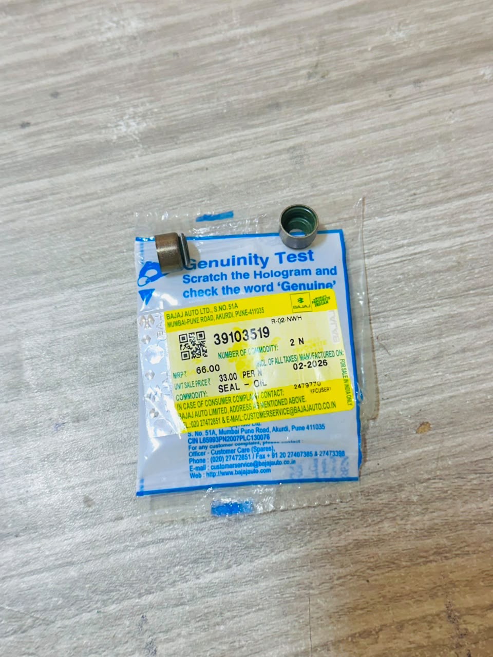 SEAL OIL 39103519