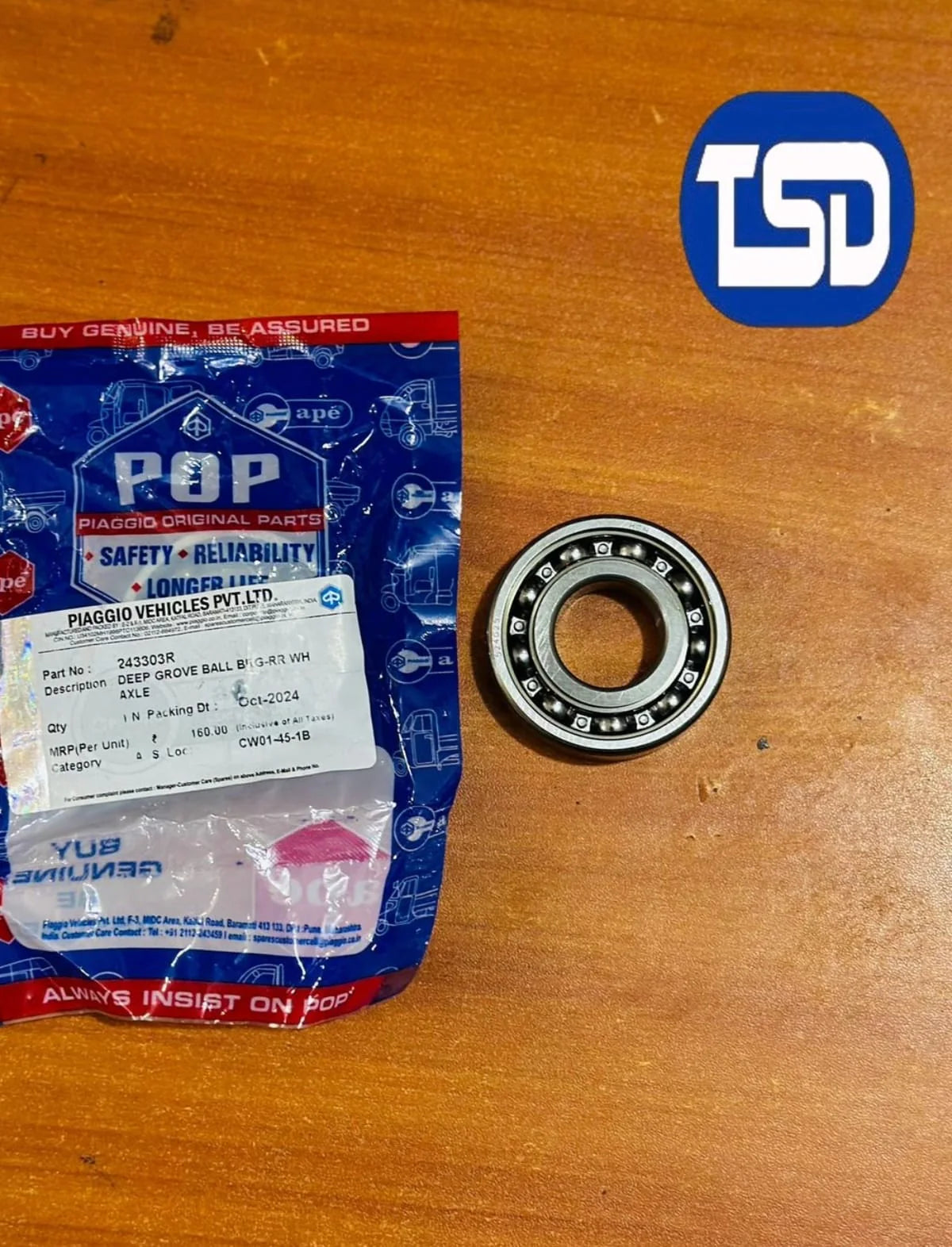 DEEP GROOVE BALL BRG-RR 243303R