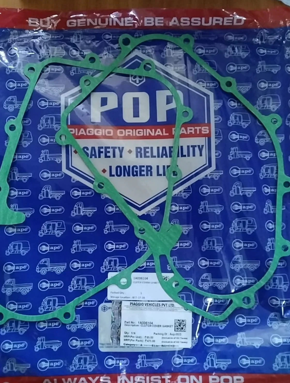 CLUTCH COVER GASKET 1A006104