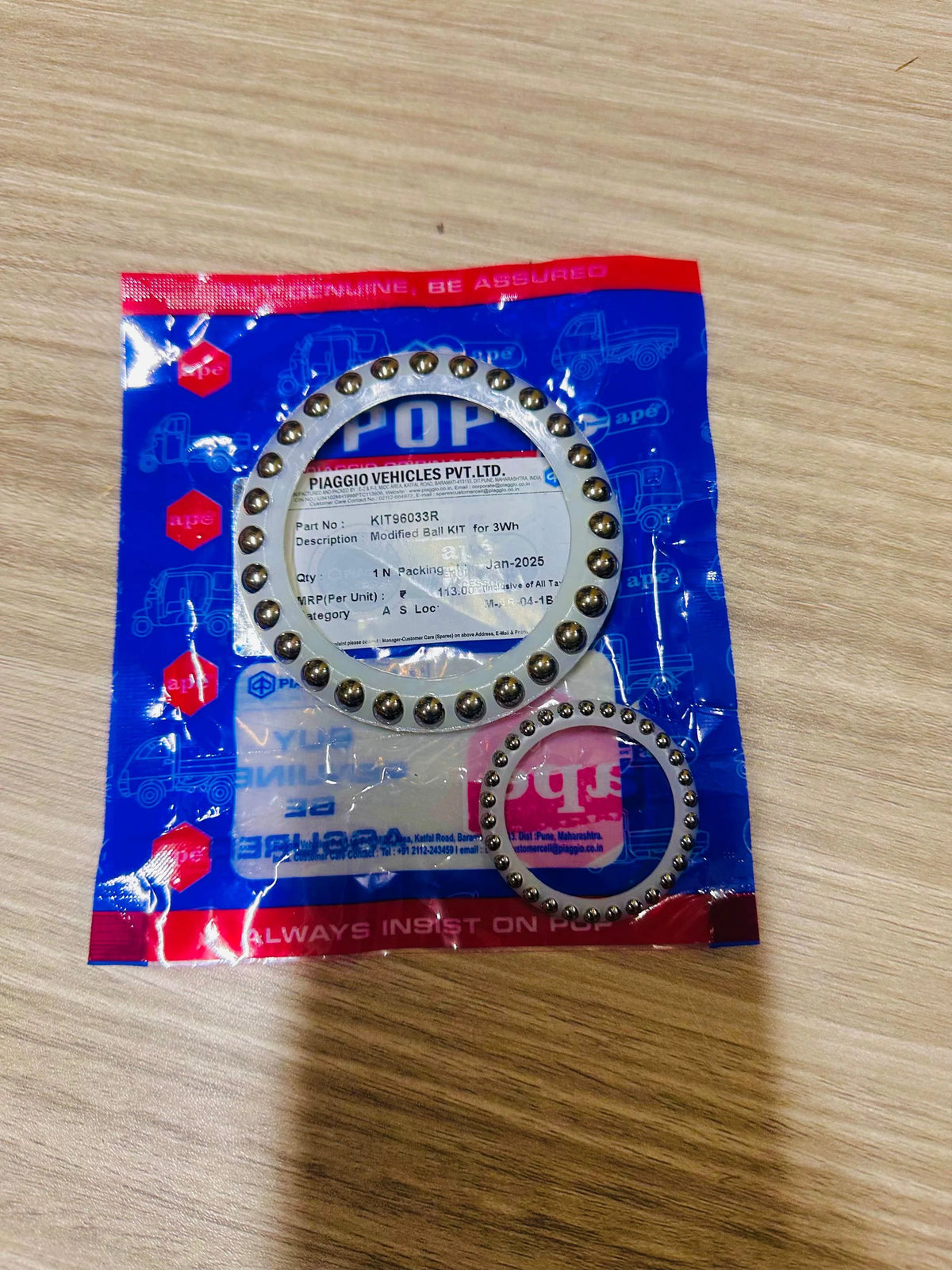 MODIFIED BALL KIT96033R