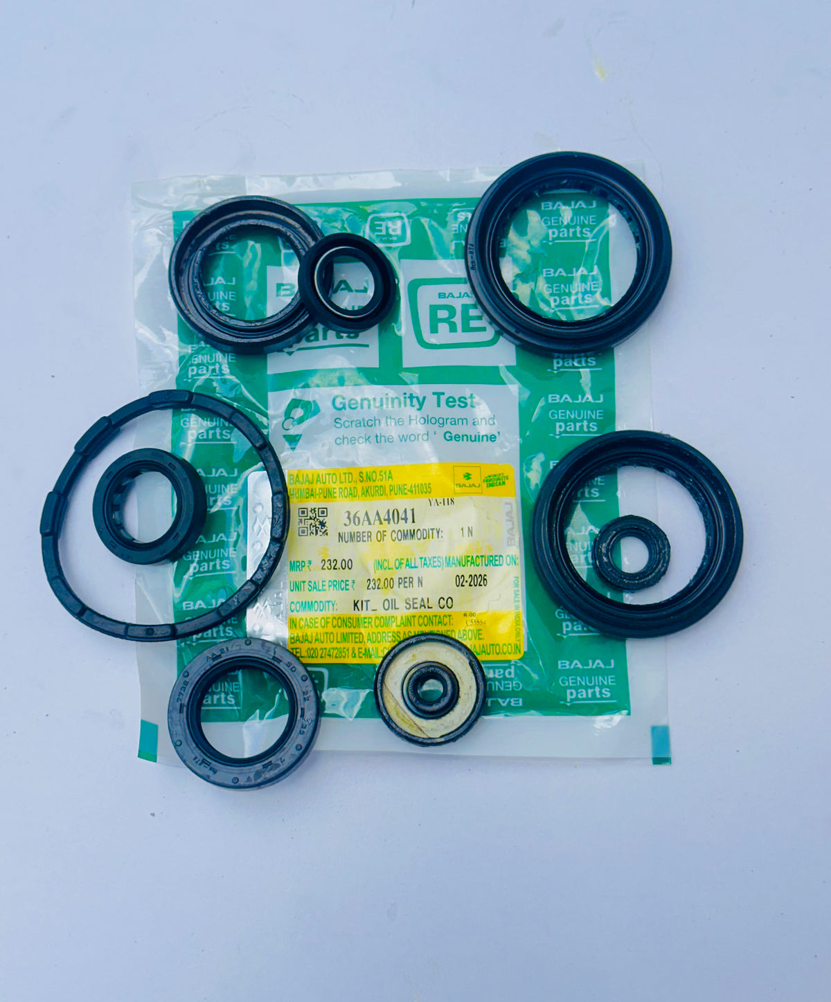 KIT OIL SEAL COMPTA OPTIMA 36AA4041
