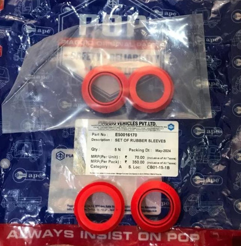 SET OF RUBBER SLEEVES E50016170