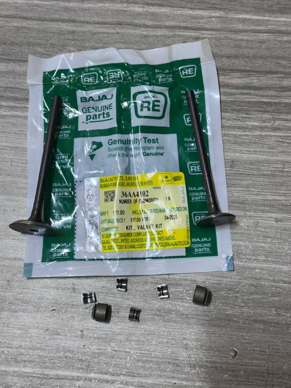 BAJAJ KIT VALAVE KIT 4S RL 36AA4102